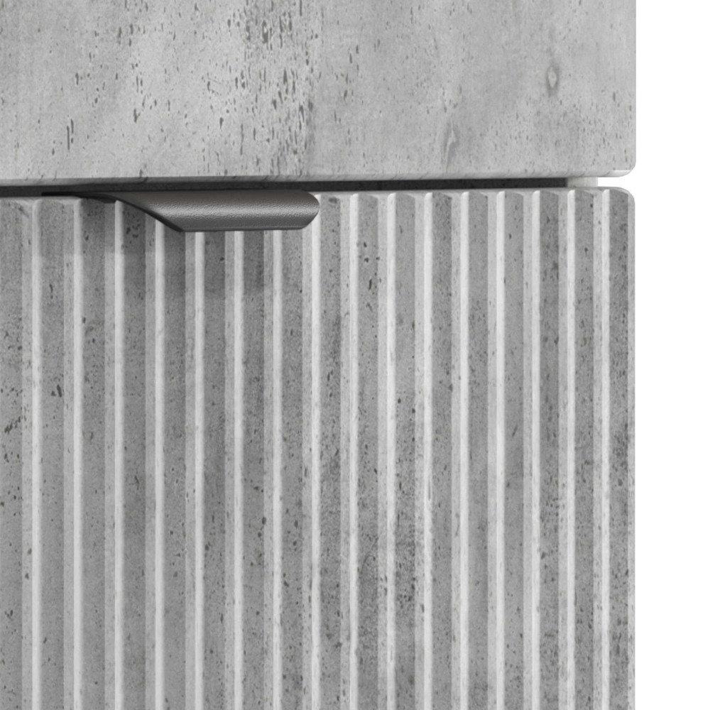 Produktbild för Badrumsmöbelset Betonggrå 78,5 x 37,5 x 81 cm Konstruerat trä