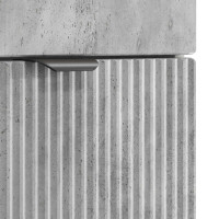 Produktbild för Badrumsmöbelset Betonggrå 78,5 x 37,5 x 81 cm Konstruerat trä