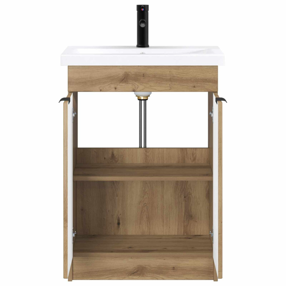 Produktbild för Badrumsmöbelset Artisan-ek 78,5 x 37,5 x 81 cm Konstruerat trä