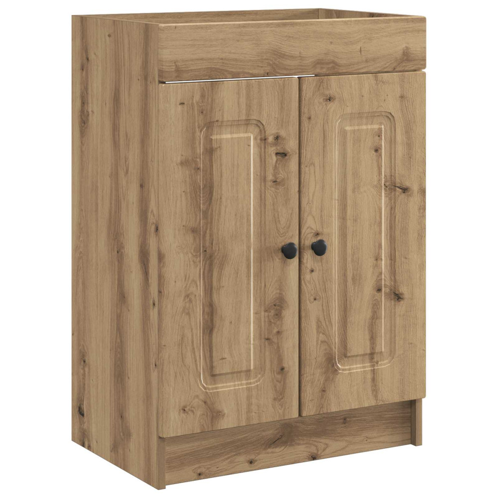 Produktbild för Badrumsmöbelset Artisan-ek 56 x 37,5 x 81 cm Konstruerat trä