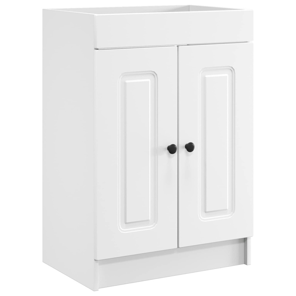 Produktbild för Badrumsmöbelset Vit 78,5 x 37,5 x 81 cm Konstruerat trä