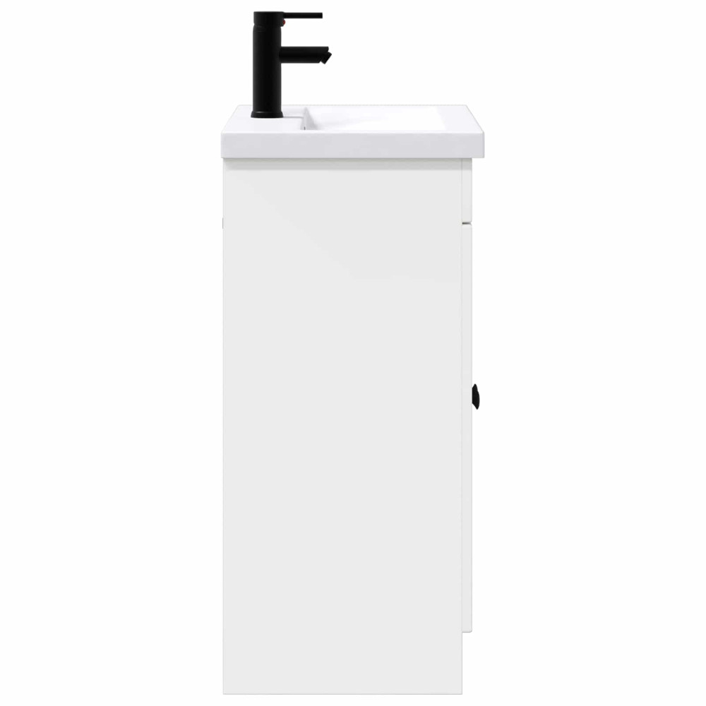 Produktbild för Badrumsmöbelset Vit 78,5 x 37,5 x 81 cm Konstruerat trä