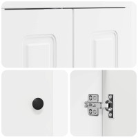 Produktbild för Badrumsmöbelset Vit 78,5 x 37,5 x 81 cm Konstruerat trä