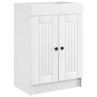 Produktbild för Badrumsmöbelset Vit 56 x 37,5 x 81 cm Konstruerat trä