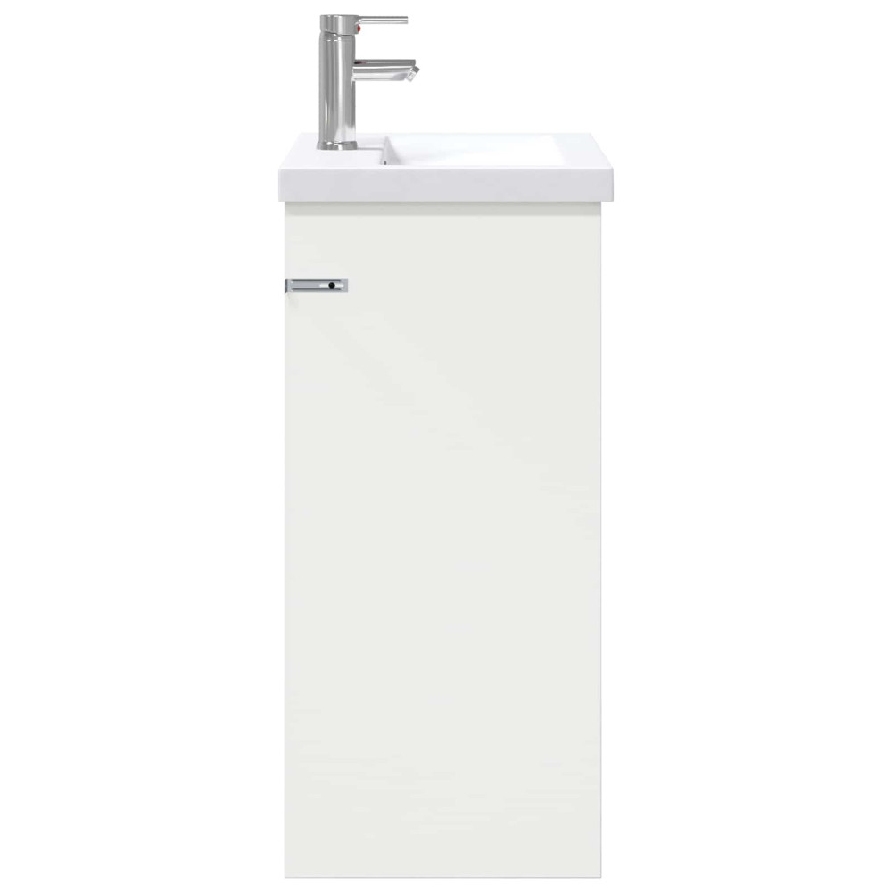 Produktbild för Badrumsmöbelset Vit 61 x 40 x 84,5 cm Konstruerat trä