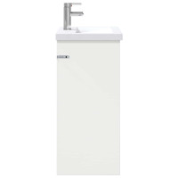 Produktbild för Badrumsmöbelset Vit 61 x 40 x 84,5 cm Konstruerat trä