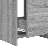 Produktbild för Badrumsmöbelset Grå Sonoma 61 x 40 x 84,5 cm Konstruerat trä