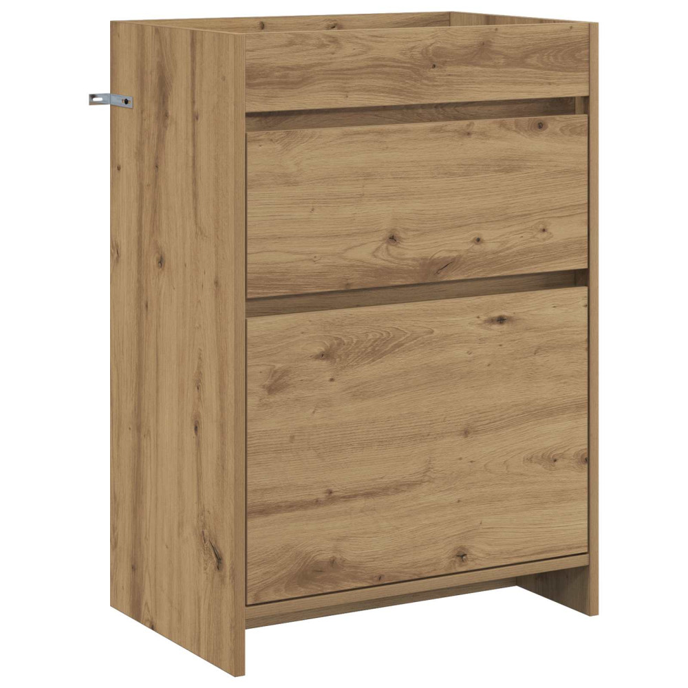 Produktbild för Badrumsmöbelset Artisan-ek 61 x 40 x 84,5 cm Konstruerat trä