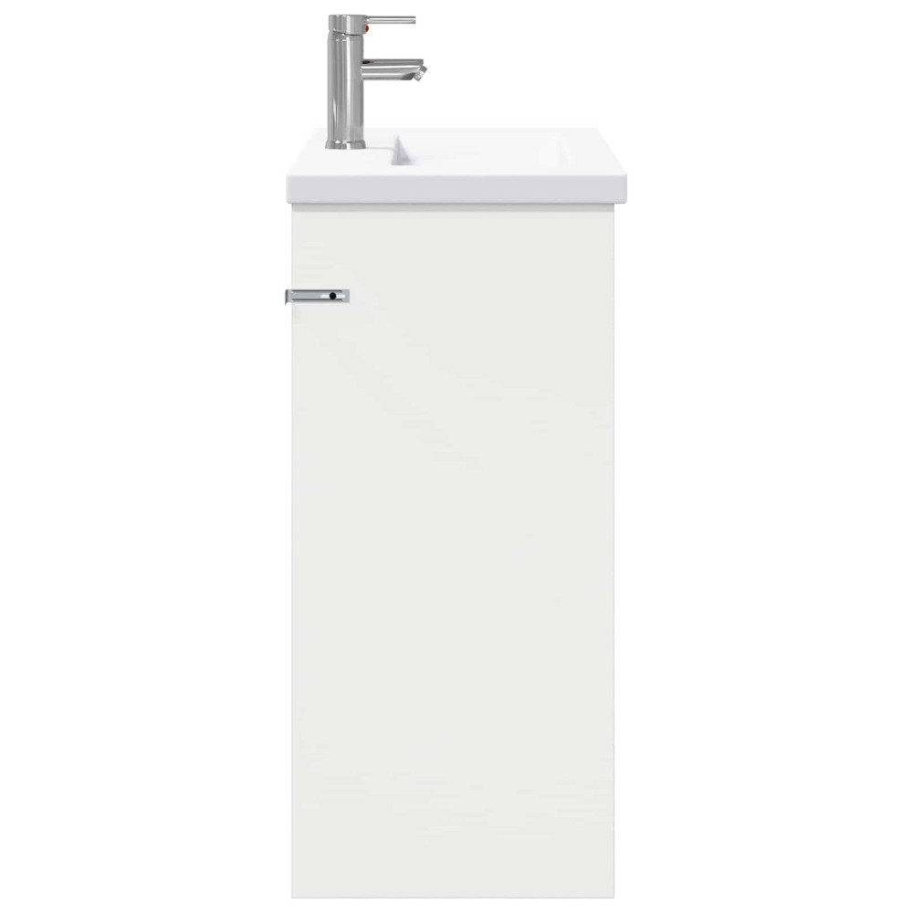 Produktbild för Badrumsmöbelset Vit 81 x 40 x 84,5 cm Konstruerat trä