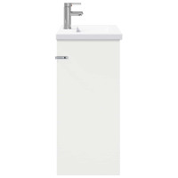 Produktbild för Badrumsmöbelset Vit 81 x 40 x 84,5 cm Konstruerat trä