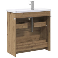 Produktbild för Badrumsmöbelset Artisan-ek 81 x 40 x 84,5 cm Konstruerat trä