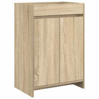 Produktbild för Badrumsmöbelset Sonoma-ek 61 x 40 x 84,5 cm Konstruerat trä