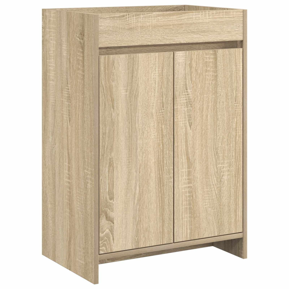 Produktbild för Badrumsmöbelset Sonoma-ek 81 x 40 x 84,5 cm Konstruerat trä