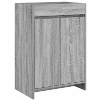 Produktbild för Badrumsmöbelset Grå Sonoma 81 x 40 x 84,5 cm Konstruerat trä