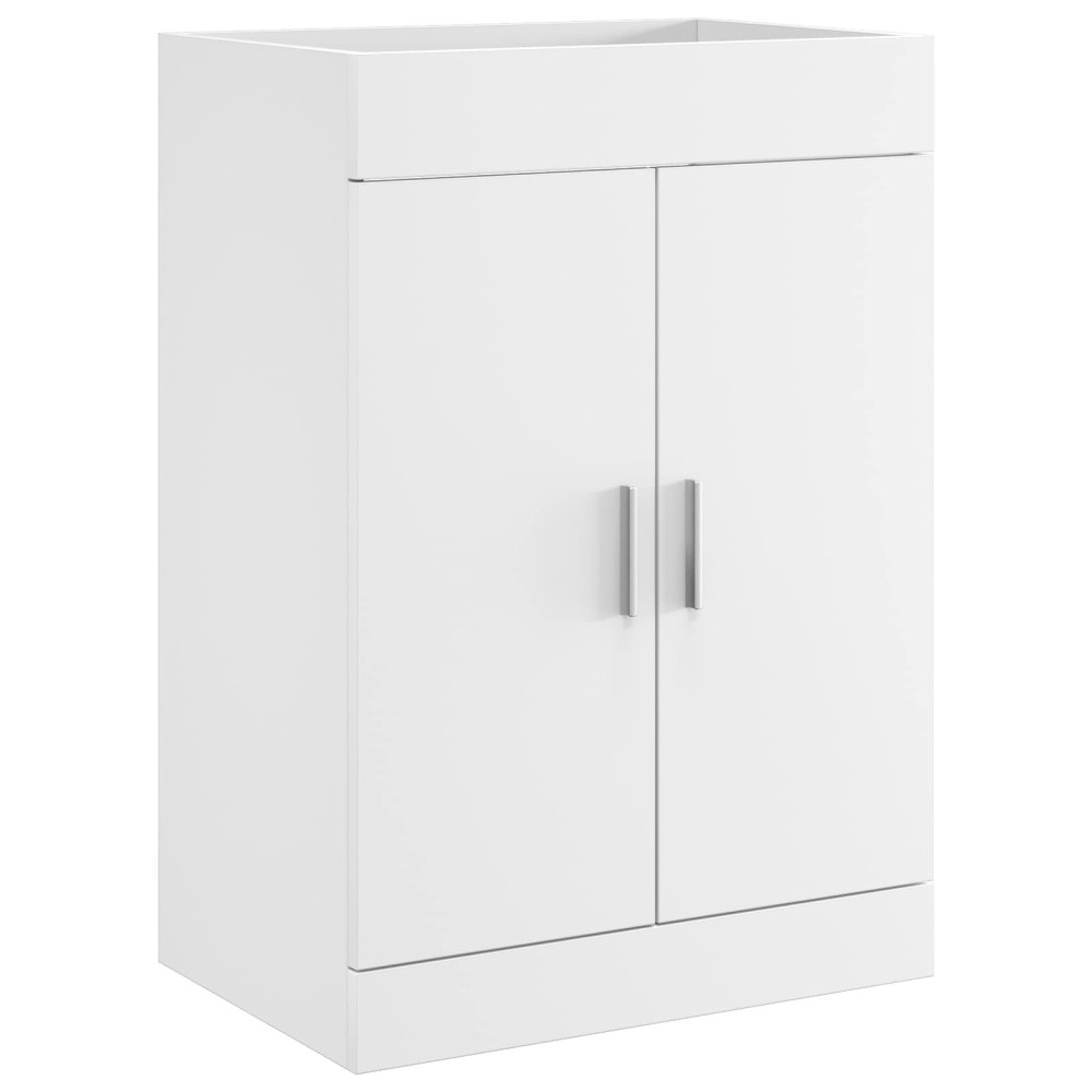 Produktbild för Badrumsmöbelset Vit 61 x 40 x 84,5 cm Konstruerat trä
