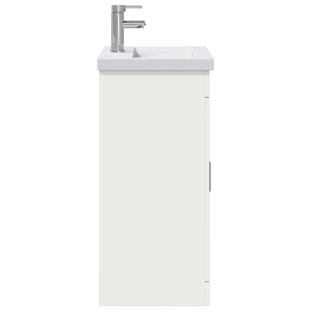 Produktbild för Badrumsmöbelset Vit 61 x 40 x 84,5 cm Konstruerat trä