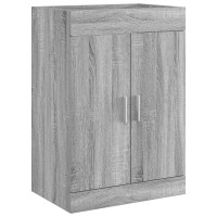 Produktbild för Badrumsmöbelset Grå Sonoma 61 x 40 x 84,5 cm Konstruerat trä