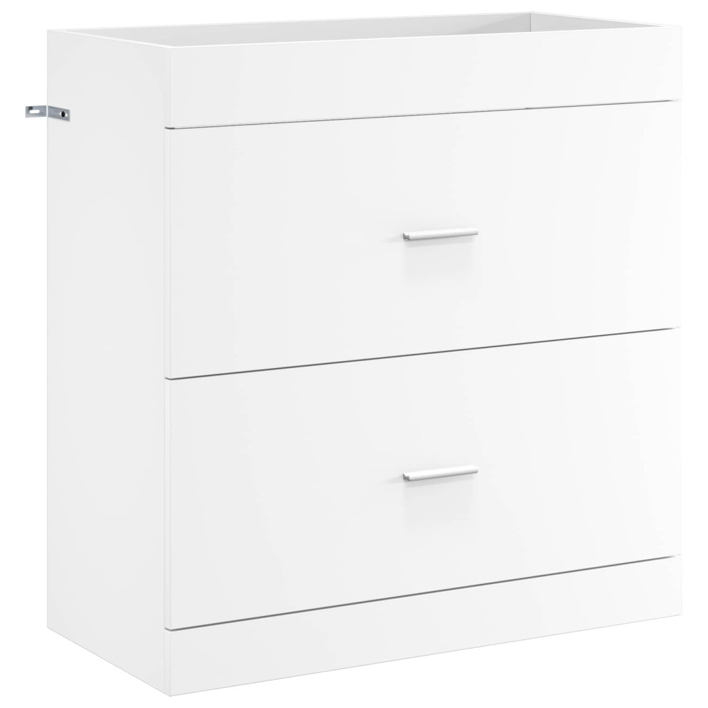 Produktbild för Badrumsmöbelset Vit 81 x 40 x 84,5 cm Konstruerat trä