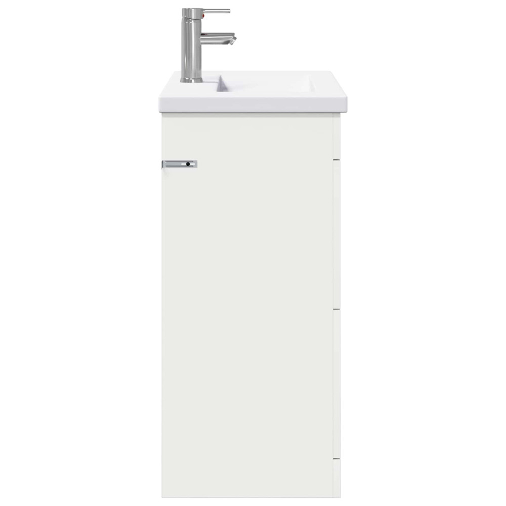 Produktbild för Badrumsmöbelset Vit 81 x 40 x 84,5 cm Konstruerat trä
