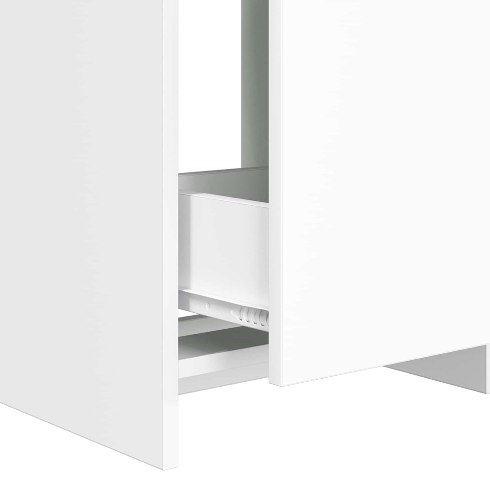 Produktbild för Badrumsmöbelset Vit 81 x 40 x 84,5 cm Konstruerat trä