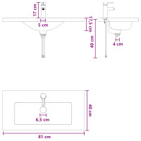 Produktbild för Badrumsmöbelset Gammalt trä 81 x 40 x 84,5 cm Konstruerat trä