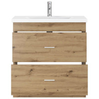 Produktbild för Badrumsmöbelset Artisan-ek 81 x 40 x 84,5 cm Konstruerat trä