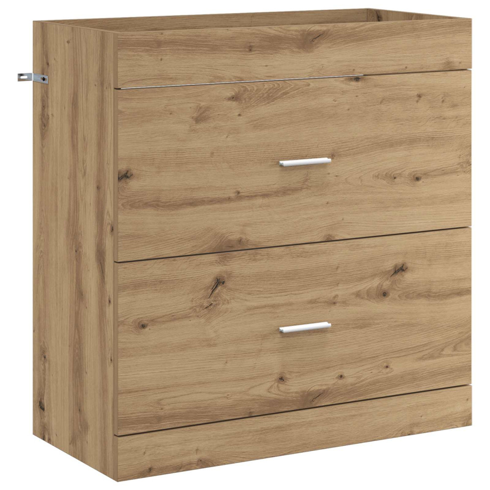 Produktbild för Badrumsmöbelset Artisan-ek 81 x 40 x 84,5 cm Konstruerat trä