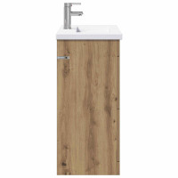 Produktbild för Badrumsmöbelset Artisan-ek 81 x 40 x 84,5 cm Konstruerat trä