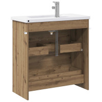 Produktbild för Badrumsmöbelset Artisan-ek 81 x 40 x 84,5 cm Konstruerat trä