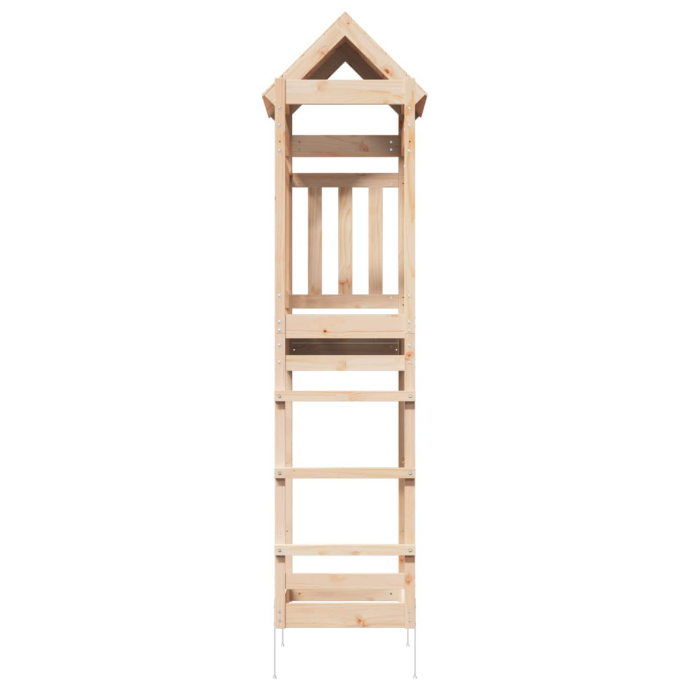 Produktbild för Lekstapel Brun 52,5 x 85 x 238 cm Massiv furu