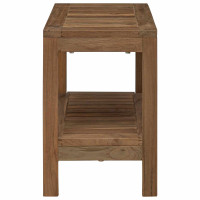 Produktbild för Badrums sidobord Naturlig 60 x 30 x 45 cm Massivt teakträ