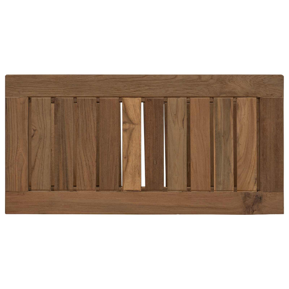 Produktbild för Badrums sidobord Naturlig 60 x 30 x 45 cm Massivt teakträ