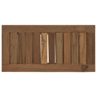 Produktbild för Badrums sidobord Naturlig 60 x 30 x 45 cm Massivt teakträ