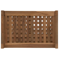 Produktbild för Badrumshylla Naturlig 45 x 30 x 45 cm Massivt teakträ