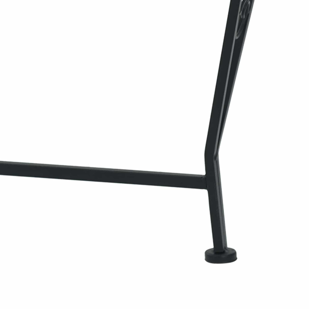 Produktbild för Trädbänk Ø 160 x 89 cm Stål Svart Rund