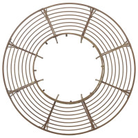 Produktbild för Trädbänk 8-Antal sittplatser Ø 160 x 89 cm Stål Antik Brun Rund