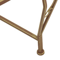 Produktbild för Trädbänk 4-Antal sittplatser 160 x 80 x 89 cm Stål Antikbrun