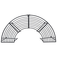 Produktbild för Trädbänk 4-Antal sittplatser 160 x 80 x 44 cm Stål Svart