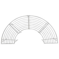 Produktbild för Trädbänk 4-Antal sittplatser 160 x 80 x 44 cm Stål Antik vit