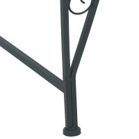 Produktbild för Trädbänk 4-Antal sittplatser 160 x 80 x 89 cm Stål Silvergrå