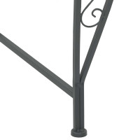 Produktbild för Trädbänk 8-Antal sittplatser Ø 160 x 89 cm Stål Silvergrå Rund