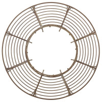 Produktbild för Trädbänk 8-Antal sittplatser Ø 160 x 89 cm Stål Antikbrun Rund