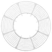 Produktbild för Trädbänk 8-Antal sittplatser Ø 160 x 89 cm Stål Antik vit Rund