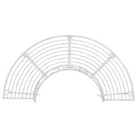 Produktbild för Trädbänk 4-Antal sittplatser 160 x 80 x 89 cm Stål Antik vit