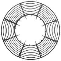 Produktbild för Trädbänk 8-Antal sittplatser Ø 160 x 89 cm Stål Svart Rund