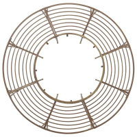Produktbild för Trädbänk 8-Antal sittplatser Ø 160 x 89 cm Stål Antikbrun Rund