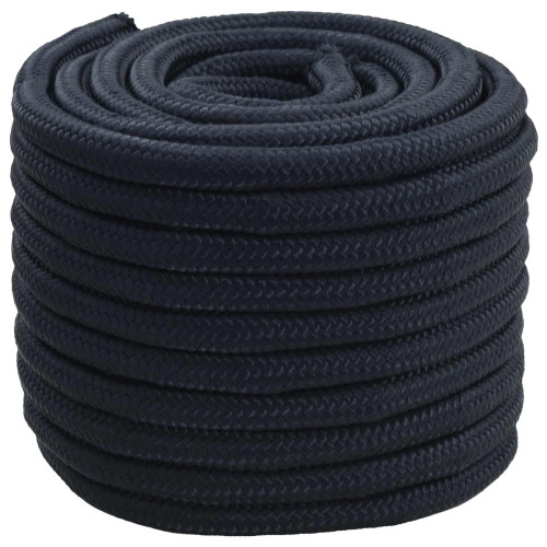 vidaXL Båtsnöre Kungsblå 100 m Polyester