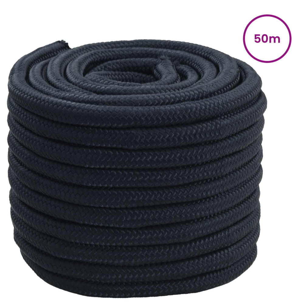 Produktbild för Båtsnöre Kungsblå 50 m Polyester