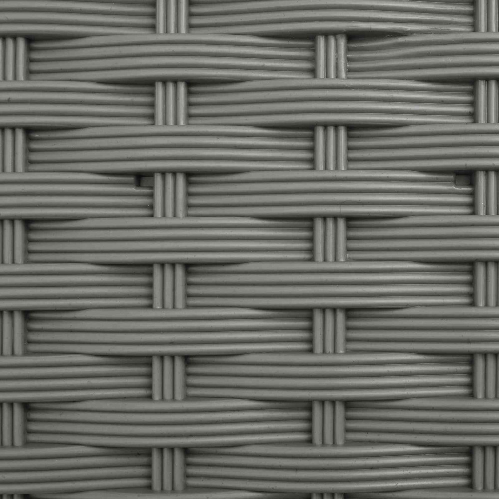 Produktbild för Upphöjd Bädd med Spaljé och Tak Ljusgrå 169 x 40 x 123 cm PP