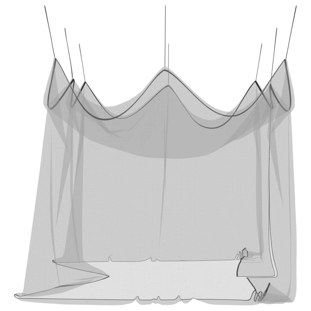 Produktbild för Trädgårdsmyggnät 156 Mesh Svart 3 x 4,5 x 2,5 m Polyester
